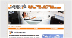 Desktop Screenshot of fliesen-spitzner.de